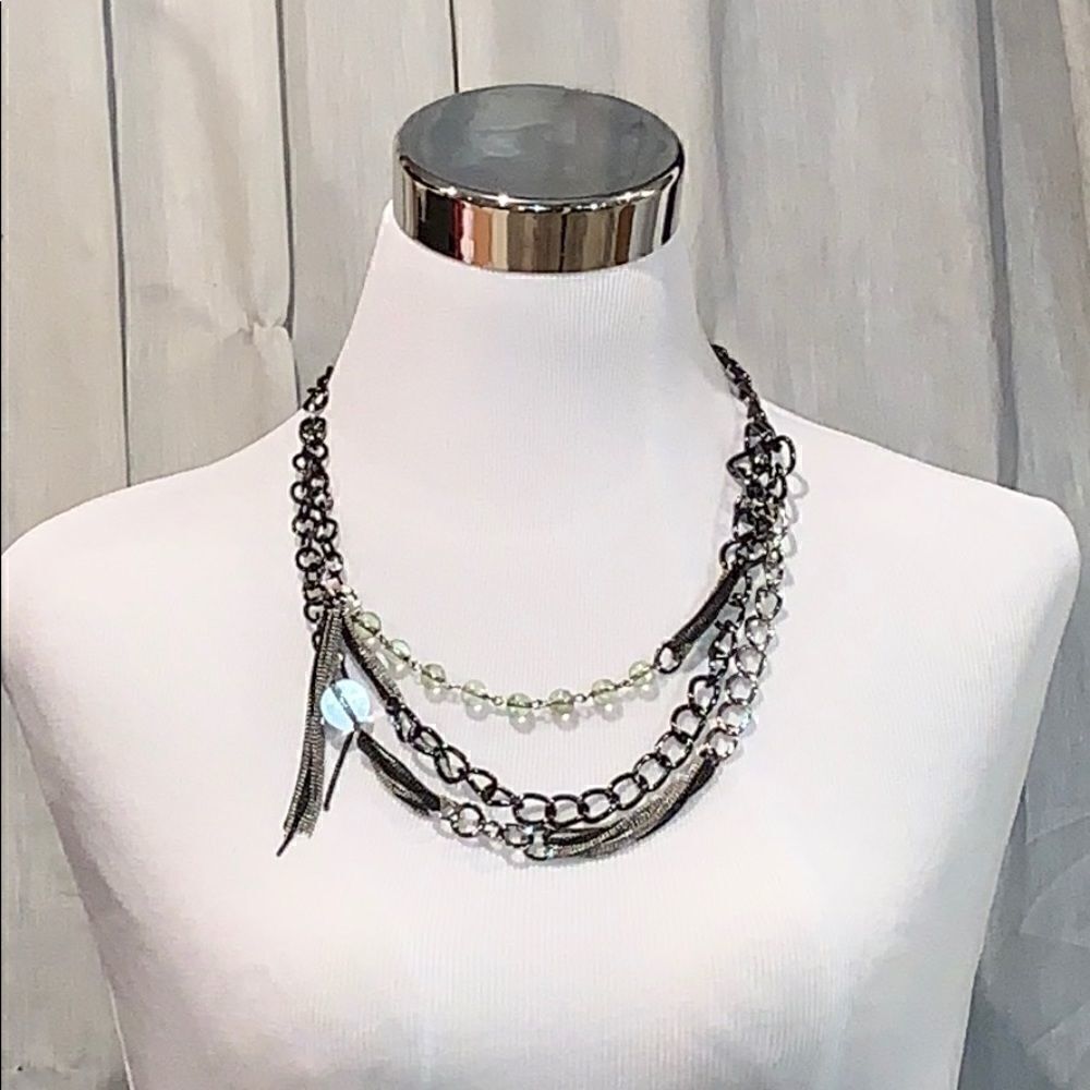NWOT Talbots multi strand statement necklace